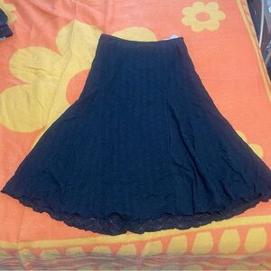 Forever 21 Black A-Line Skirt